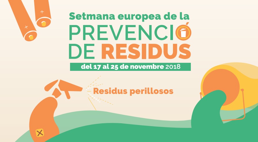 Detall del cartell de la setmana europea de la prevenció de residus Detall del cartell de la setmana europea de la prevenció de residus