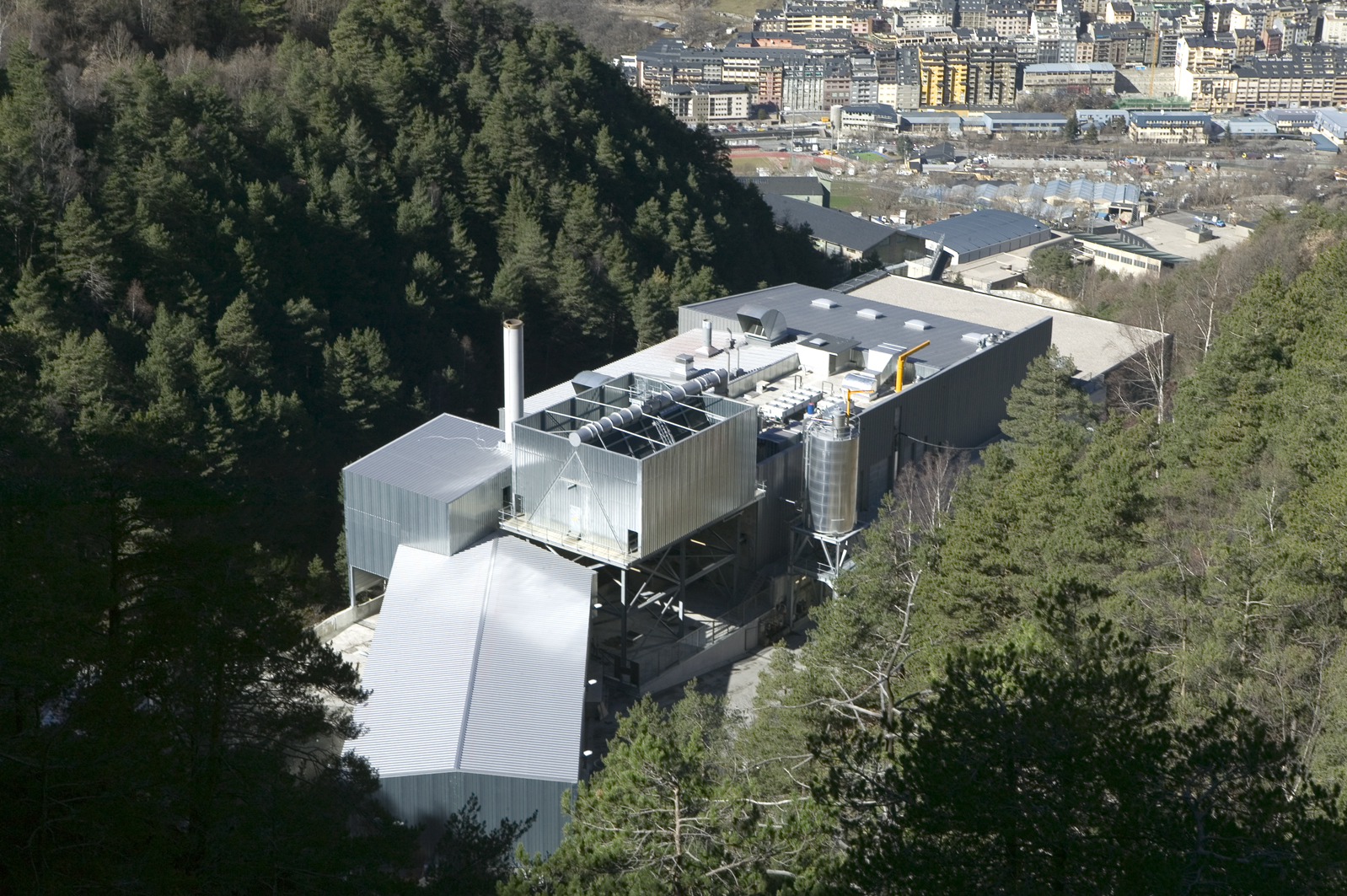 Vista de la planta de valorització energètica de residus de CTRASA
