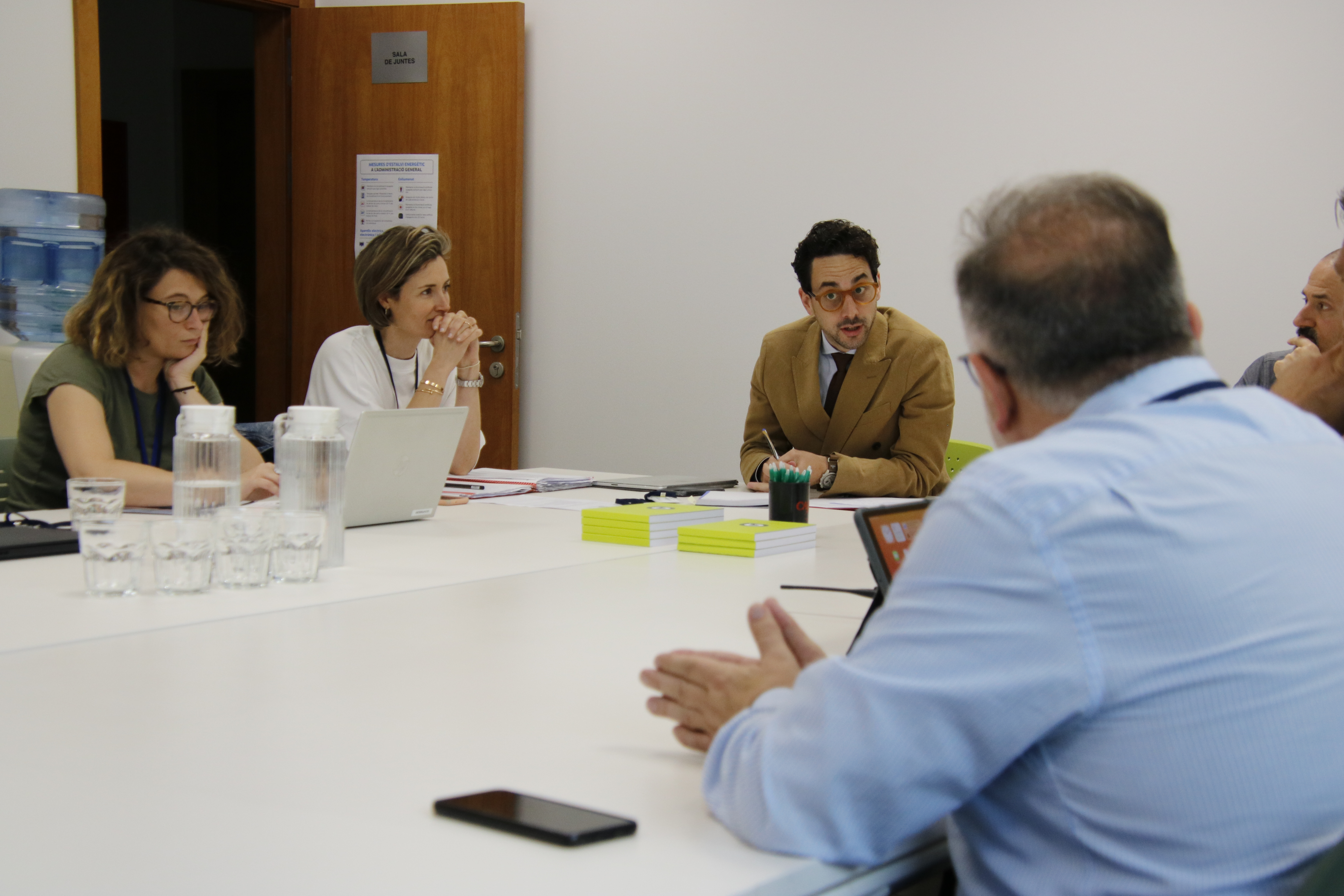Guillem Casal presidint la Comissió d'Informació i Vigilància del Centre de Tractament de Residus